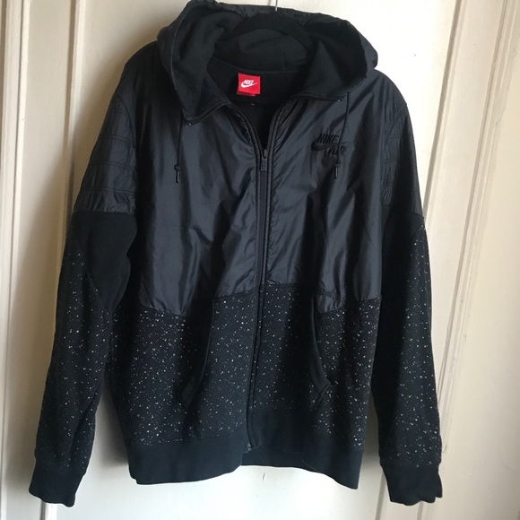 Other - Nike Air Windbreaker Fall Jacket Men’s Black Zip Up Size XL